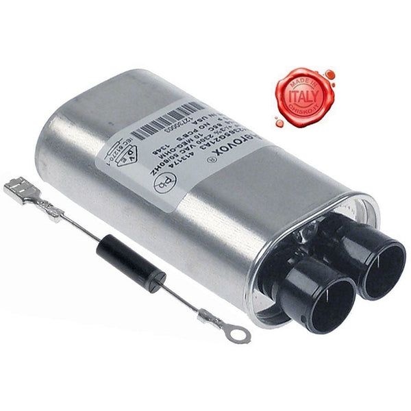 condensatore ad alta tensione kit per microonde 0,65µf tipo n50h2365g21a3 2300v 50/60hz tripla