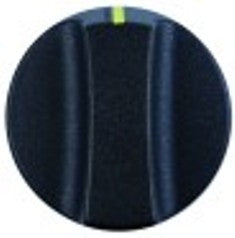 manopola interruttore marcatura zero diametro  50mm alb. diametro  6x4,6mm parte piana superiore nero