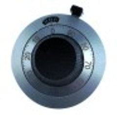 manopola potenziometro diametro  46mm alb. diametro  6,5mm argenteo
