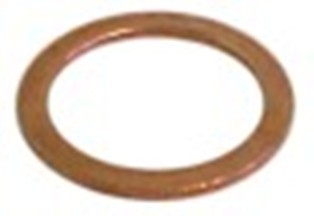 guarnizione piana rame diametro  est. 26,5mm int. diametro  20mm spessore 2mm