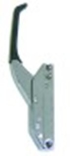chiusura a staffa l 147mm interasse di fissaggio 117/133mm senza serratura
