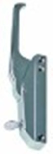 chiusura a leva interasse di fissaggio 117/133mm con serratura l 152mm lungh. totale 252mm