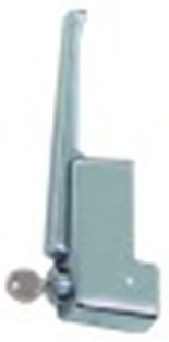 chiusura a leva serie 1653 battuta sx/dx con serratura l1 33mm l2 66mm
