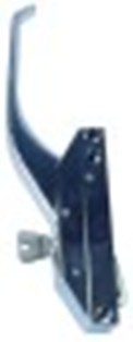 chiusura a leva l 147mm interasse di fissaggio 117/132mm con serratura