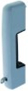 maniglia per celle frigorifere tipo serie 6004 con serratura l 310mm h 79mm lar. 45mm grigio/nero