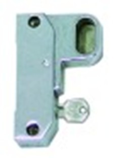 maniglia per cassetti l 105mm interasse di fissaggio 90mm con serratura