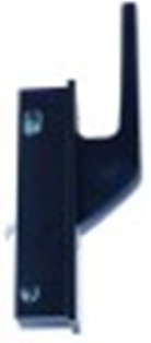 chiusura l 174mm interasse di fissaggio 124/133mm senza serratura 6200 nero lar. 32mm