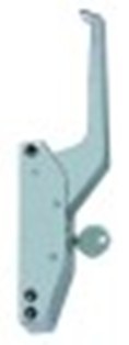 chiusura a leva l 155mm interasse di fissaggio 124/138mm con serratura