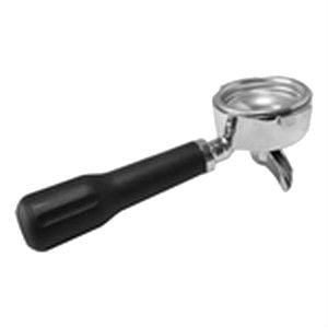 Portafiltro dvg profondo, h. wega 1 tazza con manopola light e tappo cromato