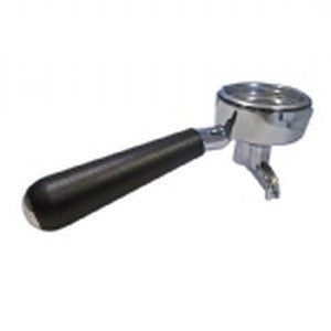 Portafiltro dvg profondo, h. wega 1 tazza 15° con manopola comfort e tappo cromato