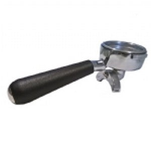 Portafiltro dvg profondo, h. wega 2 tazze 15° con manopola comfort e tappo cromato