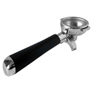 Portafiltro compatibile wega manico inclinato completo di manopola superior e beccuccio 2 tazze