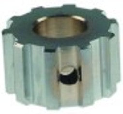 ingranaggio denti 10 sede albero diametro  20mm diametro  44mm acciaio inox