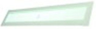 vetro l 697mm lar. 135mm spessore 5mm squadrato