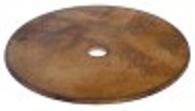 disco d1 diametro  65mm d2 diametro  6,5mm ottone spessore 2mm