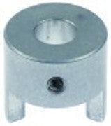 giunto diametro  27mm alluminio per montapanna adattabile a telme h 26mm sede albero diametro  11mm