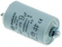 condensatore di rifasamento capacità 9µf 450v con contenitore in plastica tolleranza 5% diametro  36mm