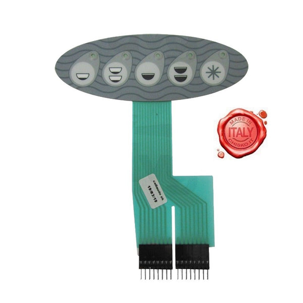 PULSANTIERA MEMBRANA BIANCHI SOFIA 5 TASTI 5 LED