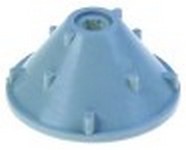 disco mescolatore  54mm fori  6,5x8mm H 27mm plastica