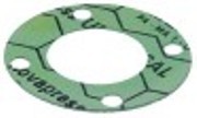 guarnizione fibra per motore ventola int. diametro  32mm diametro  est. 60mm spessore 1mm con 4 fori per viti