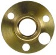 flangia per motore ventola diametro  est. 50mm diametro  int. 1 19,5mm diametro  int. 2 16mm spessore 3mm ottone