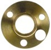 flangia per motore ventola diametro  est. 60mm diametro  int. 1 28,5mm diametro  int. 2 25mm spessore 4mm ottone