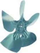 ventola aspirante diametro  275mm fissaggio ventola 25,4mm inclinazione delle pale 31° lar. 62mm alluminio