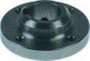 flangia per motore ventola diametro  est. 44,5mm diametro  int. 2 16mm spessore 6,5mm acciaio