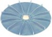 ventola per raffreddamento motore diametro  est. 128mm h 20mm sede albero diametro  17mm
