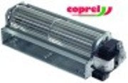 ventilatore tangenziale coprel  rullo diametro  60mm lunghezza rotore 240mm spessore pacco motore 19mm