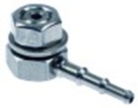 raccordo per vasca acciaio inox m12 tubo diametro  4/5/6mm
