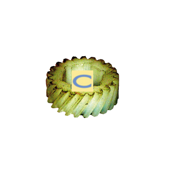 INGRANAGGIO FIBRA 25 DENTI DIAMETRO est. 61 mm, DIAMETRO int. 36 mm, spess. 16 mm N. 6 INCAVI PARASTRAPPO DIAMETRO 6 mm