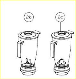 BICCHIERE TRASPAR. COMPLETO CON LAME - RICAMBI VEMA