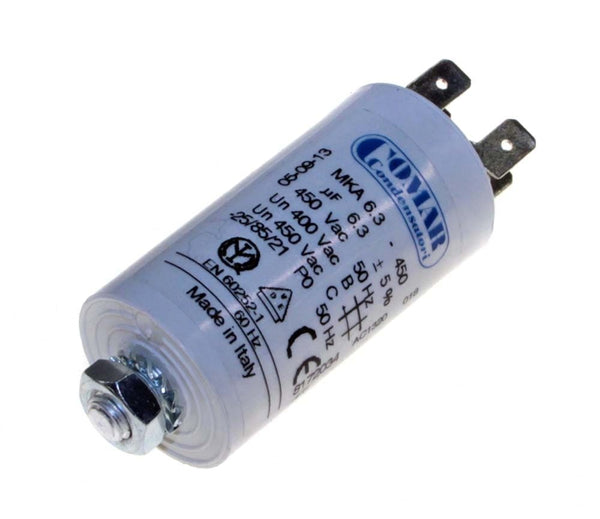CONDENSATORE CAPACITA' 6.3 uF VOLT 450 Adattabilità UNIVERSALE