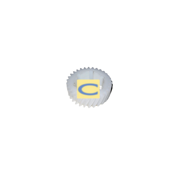 INGRANAGGIO NYLON 30 DENTI DIAMETRO est. 58 mm, DIAMETRO int. 35,5 mm, spess. 19 mm N. 6 INCAVI PARASTRAPPO DIAMETRO 6 mm