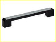 Maniglia in abs nero universale mod.8745 universale 426 x 28 x 40h