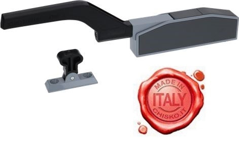 chiusura a leva interasse di fissaggio 158mm l 181mm apparecchi refrigeranti chiusura externa