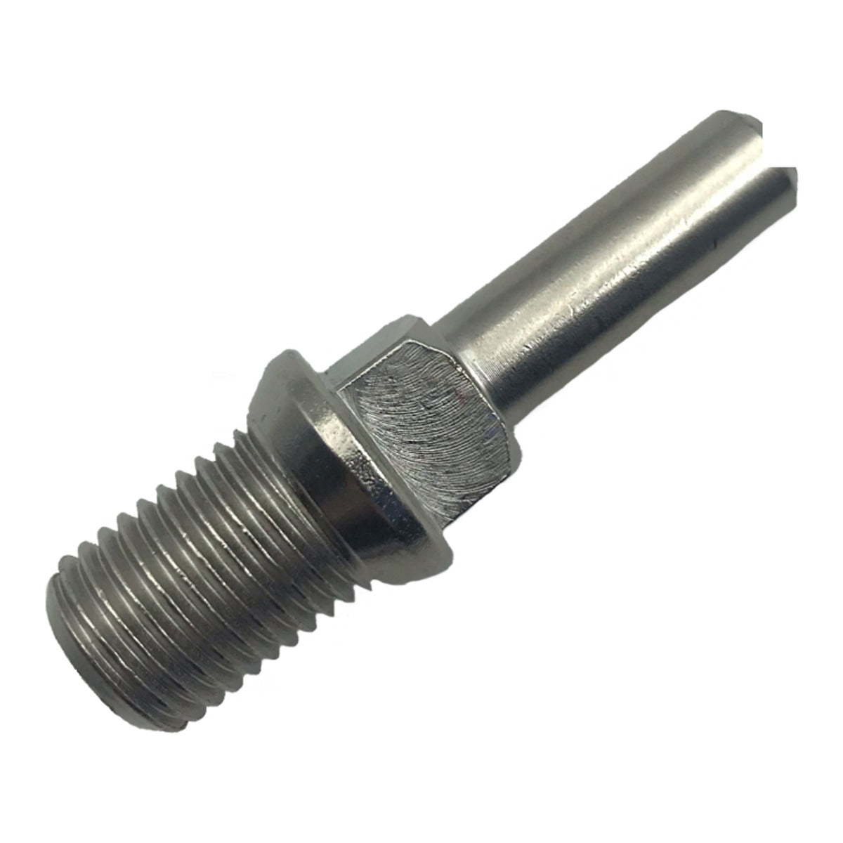 Perno portacoltello Tre Spade mod. 12 EL PRO, filetto diametro 14 x 18 mm, passo 1,5 flangia - ricambio per tritacarne
