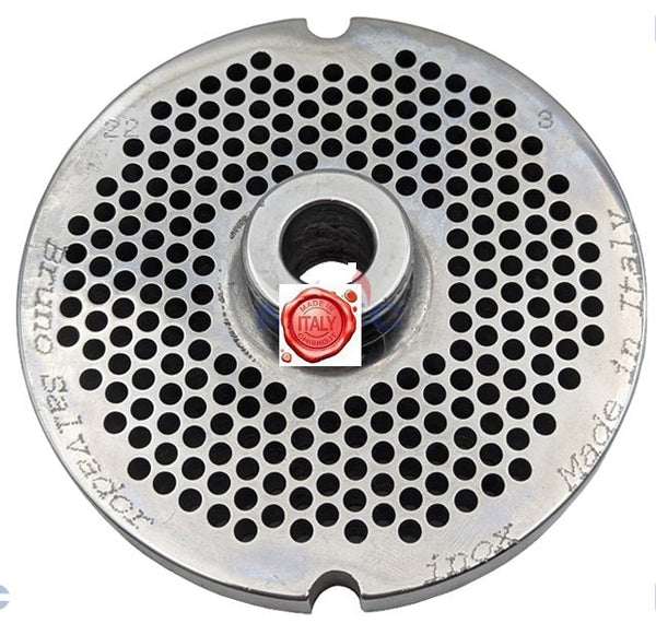 TRITACARNE - PIASTRA INOX MOD.22 DIAM.FORI 3 MM