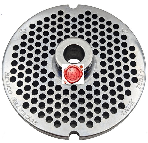 TRITACARNE - PIASTRA INOX MOD.32 DIAM.FORI 4.5 MM