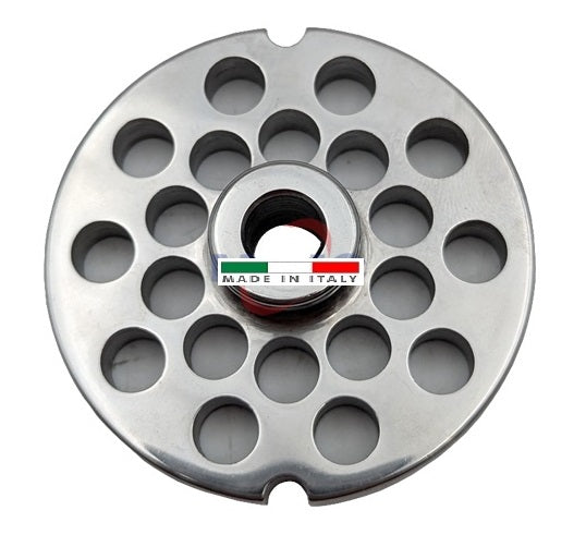 TRITACARNE - PIASTRA INOX MOD.8 DIAM.FORI 8 MM