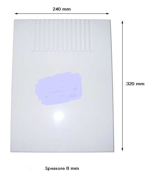 AFFETTATRICI VOLANO - PIATTO SCANALATO OPALINA TIPO 12