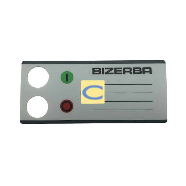 AFFETTATRICI - MEMBRANA ADSIVA X PULSANTI BIZERBA MOD.M3