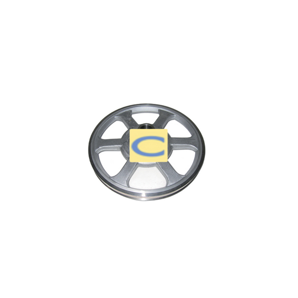 PULEGGIA INOX INFERIORE COMPLETA PER SEGAOSSA CEG DIA. est. 303 mm