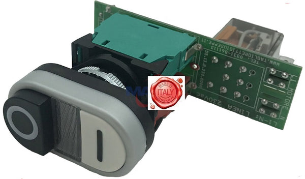AFFETTATRICI - SCHEDA BASSA TENSIONE 230V CON PULSANTE LATO OPPOSTO MOD.TG00EG