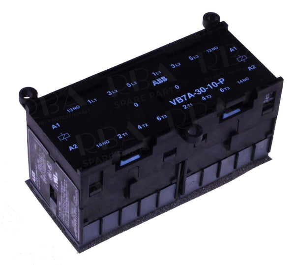 TELERUTTORE MARCA ABB TIPO VB7A-30-10-P BOBINA 24 AC CONTATTI 8 NO