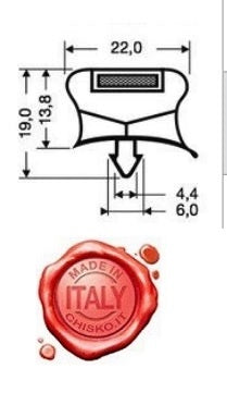 Friulinox Silko 995949 Guarnizione magnetica ad incastro per abbattitore 2 M 843 x 720