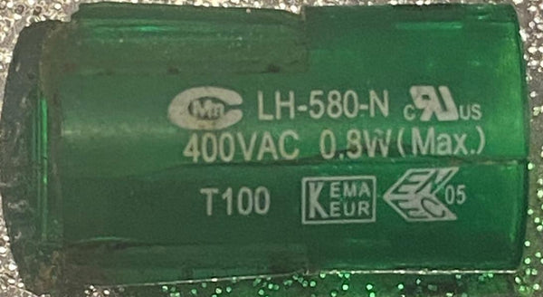 LAMPADA SPIA VERDE 400V D.12mm PIASTRA HORECA SELECT
