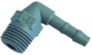 attacco per tubo plastica ad angolo filetto m10x1 tubo diametro  4mm con. 1 pz attacco m10x1 tubi diametro  4mm