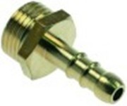 attacco per tubo ottone dritta filetto 1/2" tubo diametro  10mm con. 1 pz